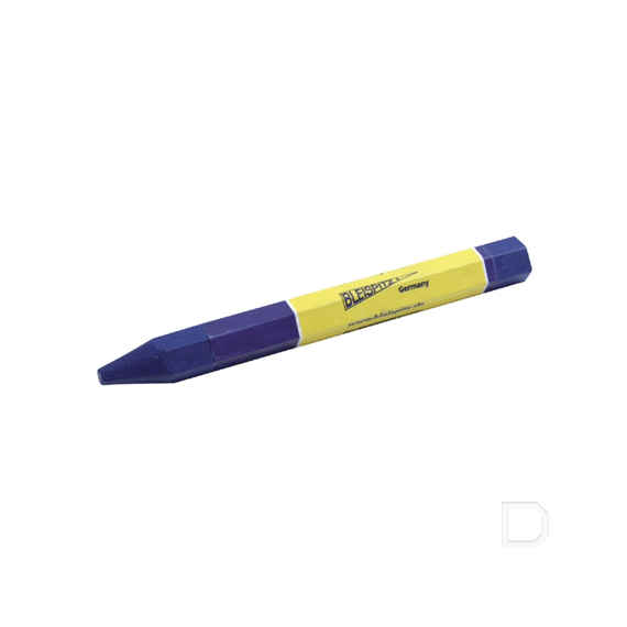 Bleispitz Vetkrijt 120mm Blauw Ø12mm Met Papier Per 12