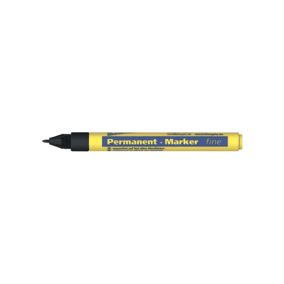 Bleispitz Onuitwisbare Markeerstift Fijn Zwart Ø1mm