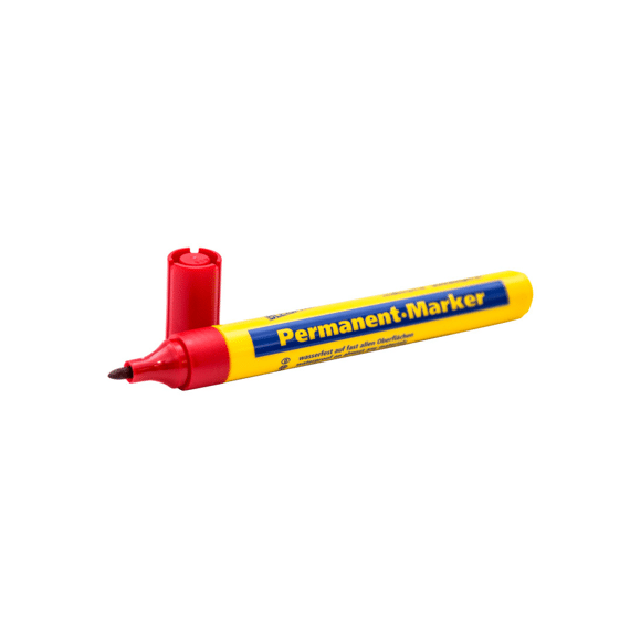 Bleispitz Onuitwisbare Markeerstift Rond Rood Ø1,5-3mm