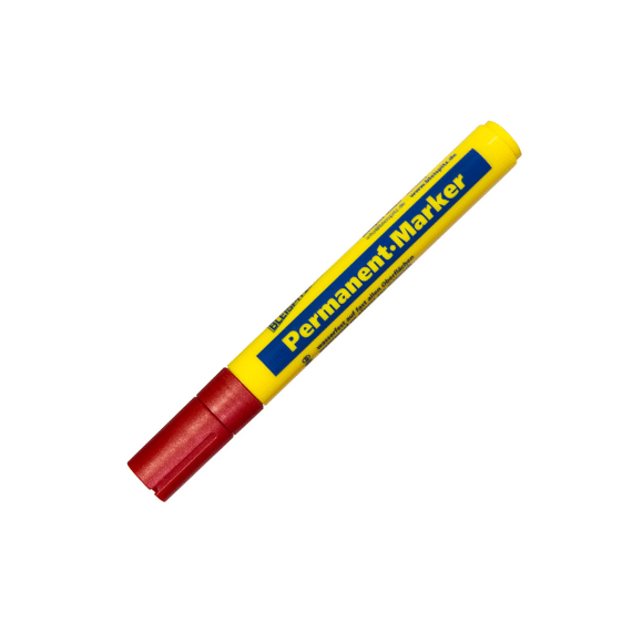 Bleispitz Onuitwisbare Markeerstift 4-kant Rood Ø1-5mm