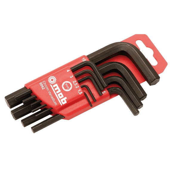 Mob Etui Met 9 Stiftsleutels, Chroom-Vanadium