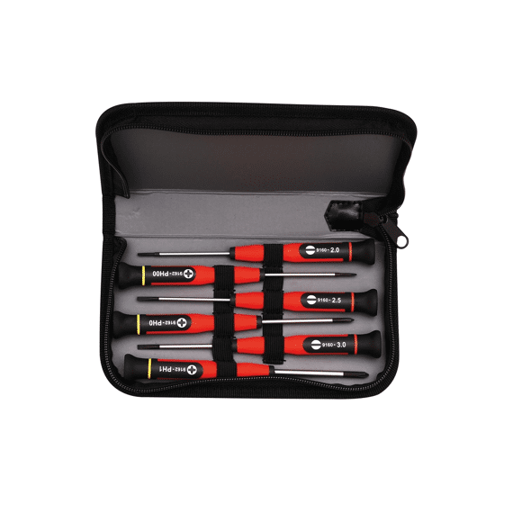 Mob Set Met 6 Micro Schroevendraaiers