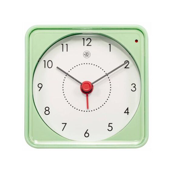 Nextime Alarm Clock - 7.3 X 7.3 X 3.3 Cm - Green