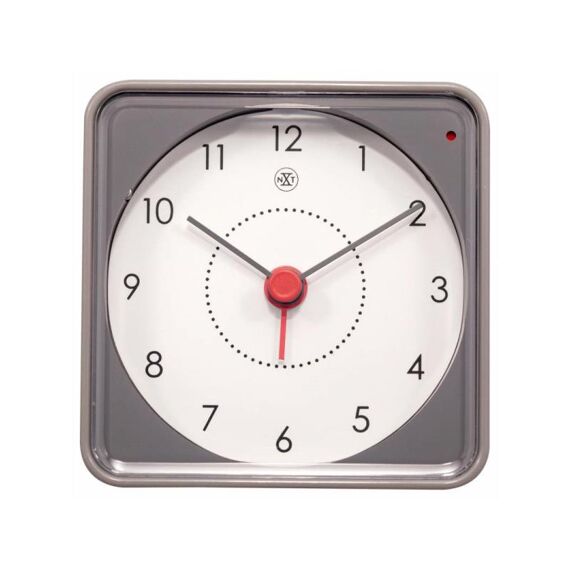Nextime Alarm Clock - 7.3 X 7.3 X 3.3 Cm - Grey - 'Nathan'