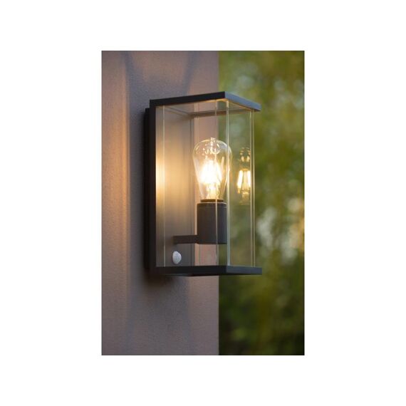 Lucide Claire-Led Wandlicht + Ir Ip54 1Ze27 Max15W Anthraciet