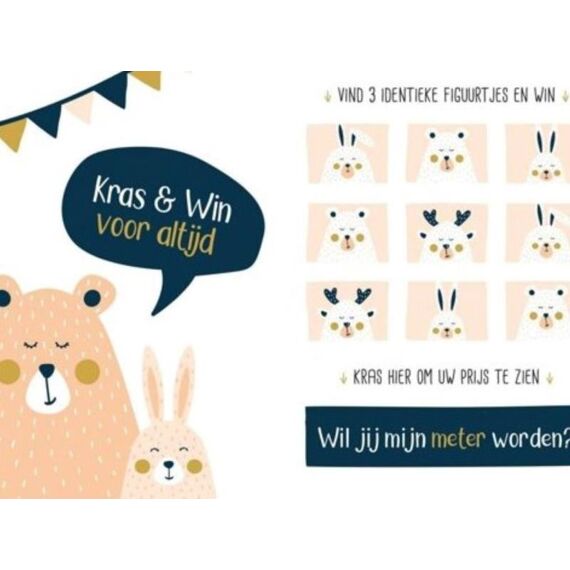 Scratchcard Wil Jij Mijn Meter Worden Golden Bear