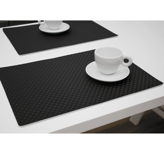 Finesse Placemat Uni 30X43Cm Zafiro Black
