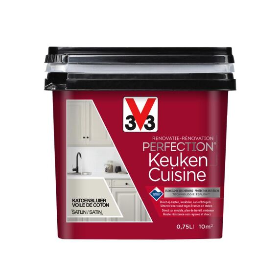 V33 Perfection Keuken Satijn 0.75L Katoensluier