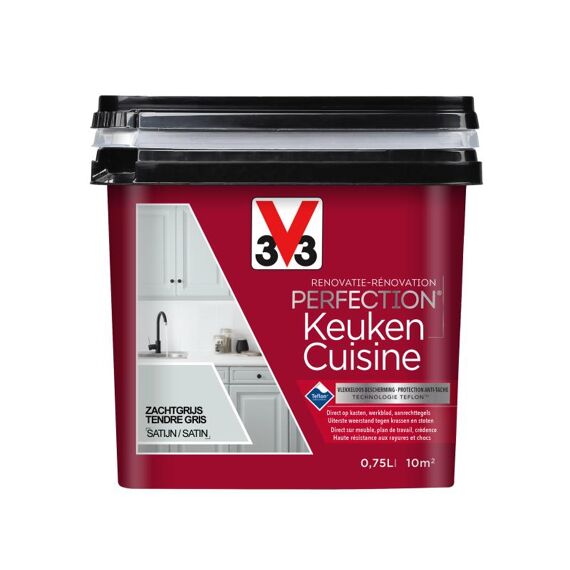 V33 Perfection Keuken Satijn 0.75L Zachrgrijs