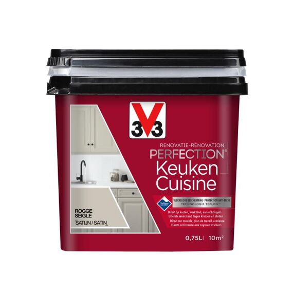 V33 Perfection Keuken Satijn 0.75L Rogge