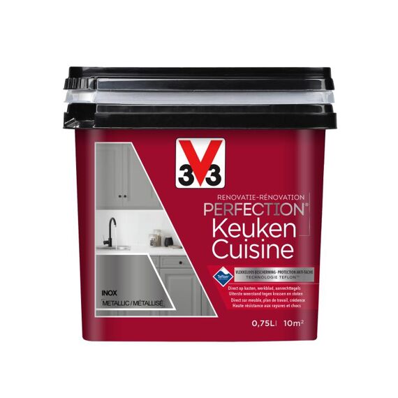 V33 Perfection Keuken Satijn 0.75L Inox