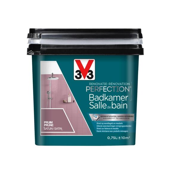 V33 Perfection Badkamer Satijn 0.75L Pruim