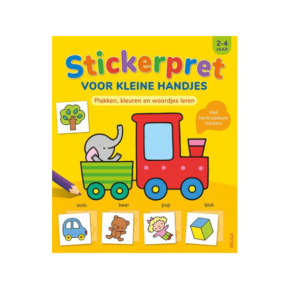 Stickerpret Voor Kleine Handjes 2-4J