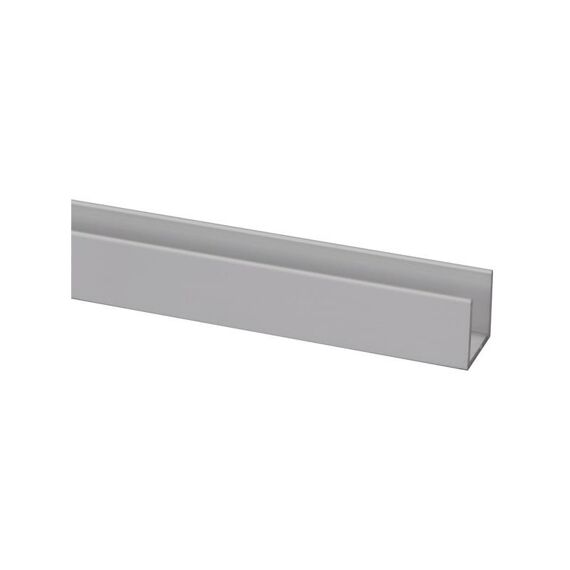 U-Profiel Aluminium 15X15X2000Mm Naturel