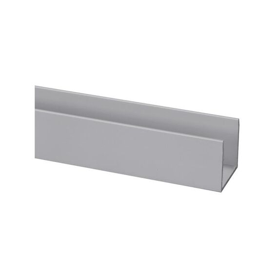 U-Profiel Aluminium 23X23X2000Mm Naturel