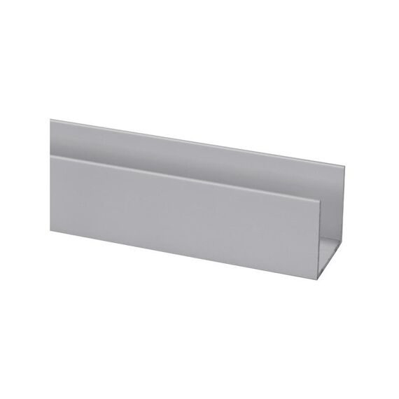 U-Profiel Aluminium 25X25X2000Mm Naturel