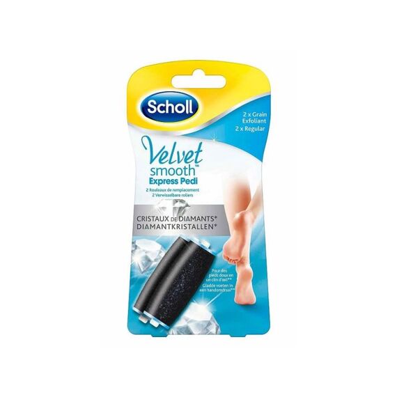 Scholl Velvet Smooth Zeekristallen Navulling 2X Regular