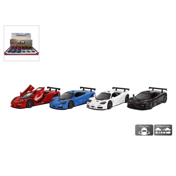 Die Cast Pull Back Mc Laren F1 Gtr 4 Assortimenten Prijs Per Stuk