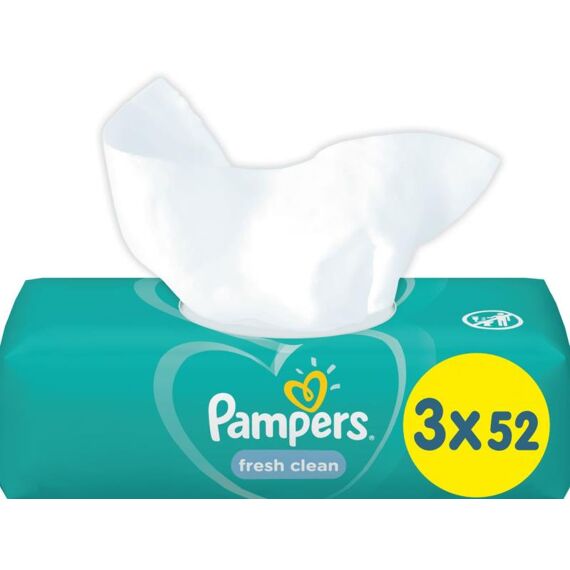 Pampers Babydoekjes Fresh Clean 3X52St