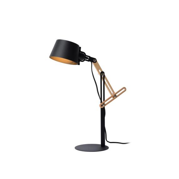 Lucide Kreen Bureaulamp E27/40W H65Cm Zwart