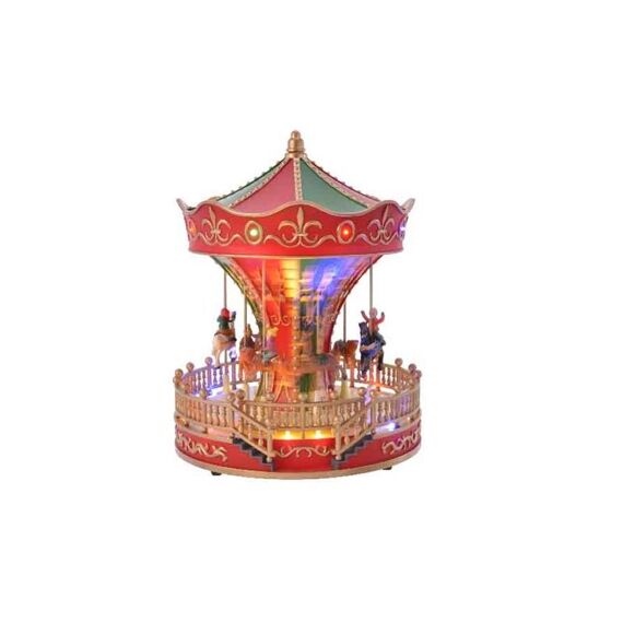 Led Carroussel Kermis 22X22X27.5Cm Multi