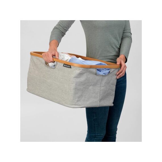 Wasmand Opvouwbaar 40L Grey