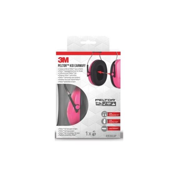 3M Peltor Kid Gehoorkap Roze Vr Kinderen