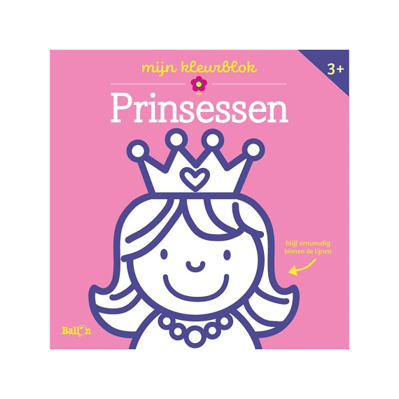 Kleurblok Junior Prinsessen