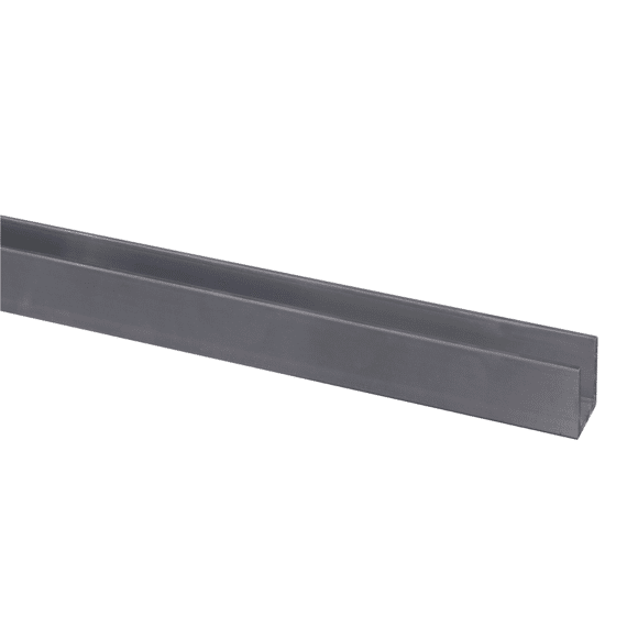 U-profiel Aluminium 23x23mm 200cm