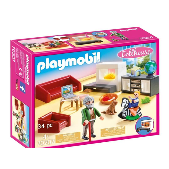 Playmobil 70207 Huiskamer Met Openhaard