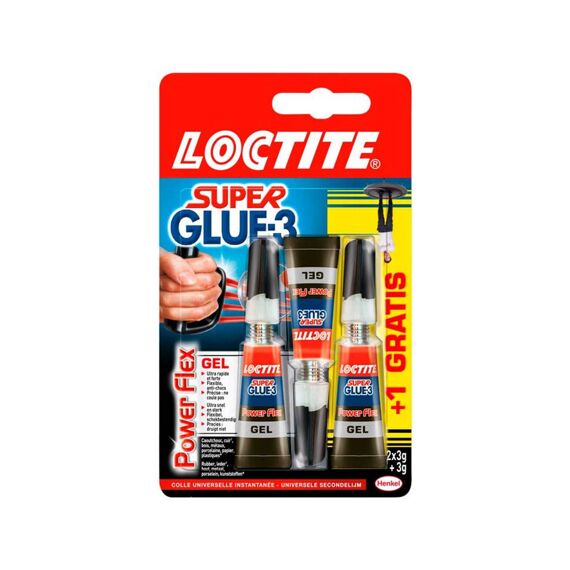Loctite 144780 Power Flex Gel 3G 2+1 Gratis