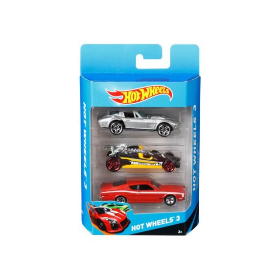 Hot Wheels Set Met 3 Auto'S Assortiment Per Set