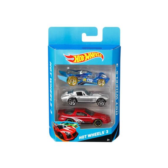 Hot Wheels Set Met 3 Auto'S Assortiment Per Set