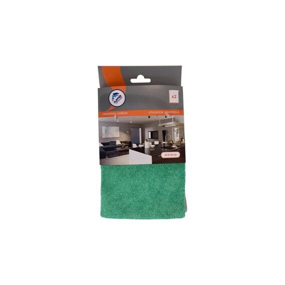 Doek Microtex Fl-Nivo 40X40 Groen 2-Pack