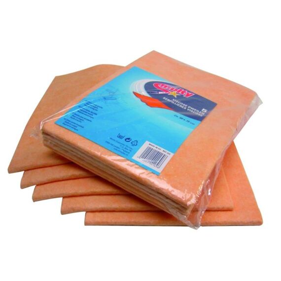 Dweil Viscose Oranje 160Gr 50X70Cm 5-Pack