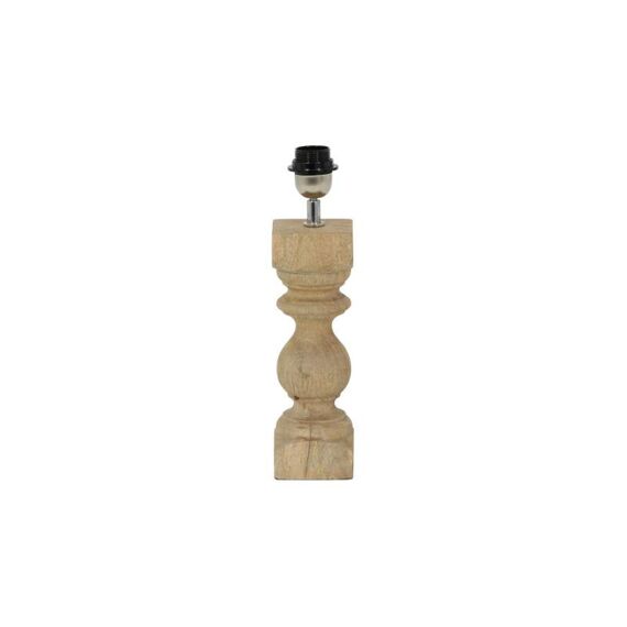 Lampvoet 9X9X27Cm Cumani Hout Naturel