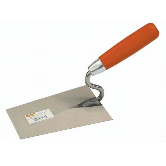 Stukadoorstruweel Met Zwanenhals In Inox 16Cm