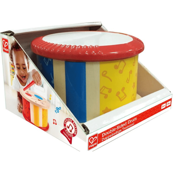 Hape Houten Dubbelzijdige Drum