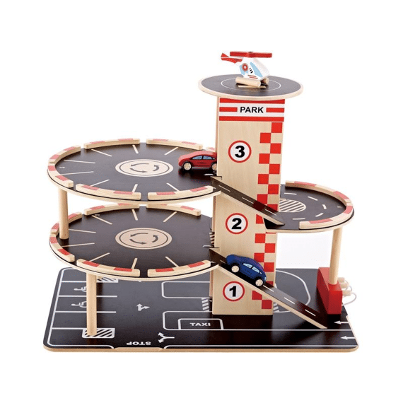 Hape Houten Park & Go Garage