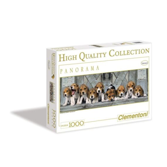 Clementoni Puzzel 1000 Stuks Panorama Beagles