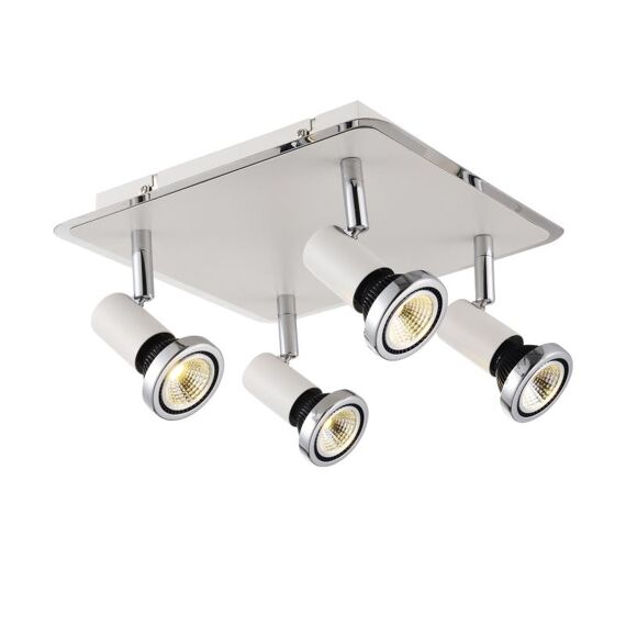 Fantasia Xzibit Spot 4Xgu10 5W Led Incl.Wit/