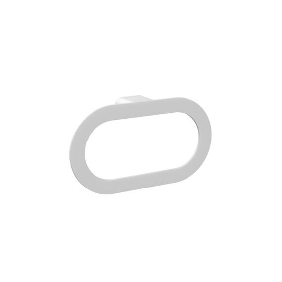 Loft-Game Handdoekring Mat Gelakt Wit - Hangend