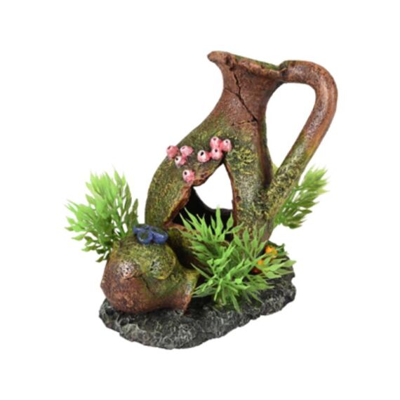 Ad Moza Kruik Met Plant 11X8X11Cm