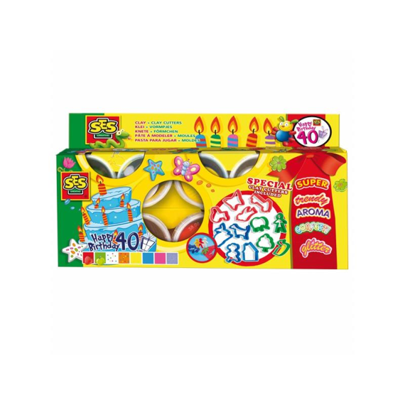 Ses Claymania 8X90Gr + Vormpjes