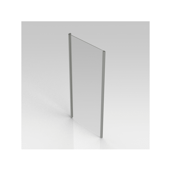 GO by Van Marcke Belo vaste wand 900x1900mm easy clean verchroomd