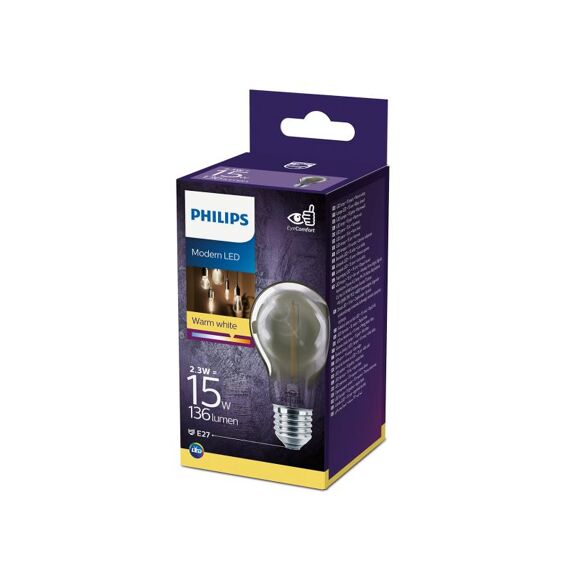 Philips Lamp Led Classic 15W A60 E27 Smoky Nd Srt4