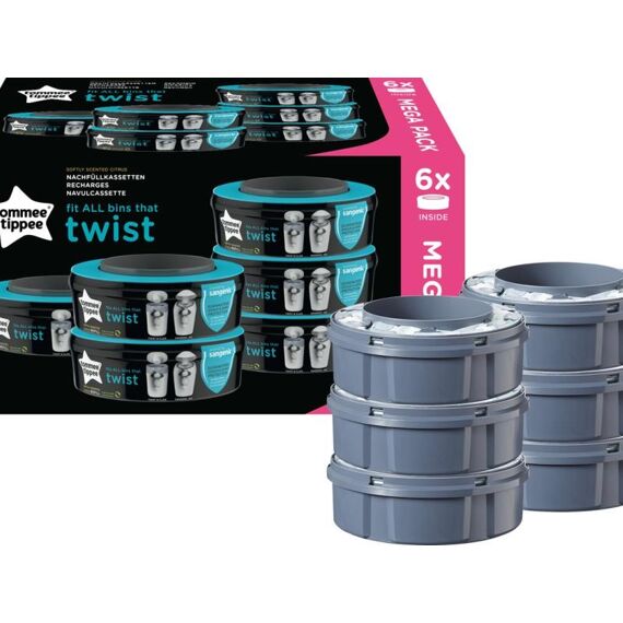 Tommee Tippee Sangenic Twist Cassette 6Pack