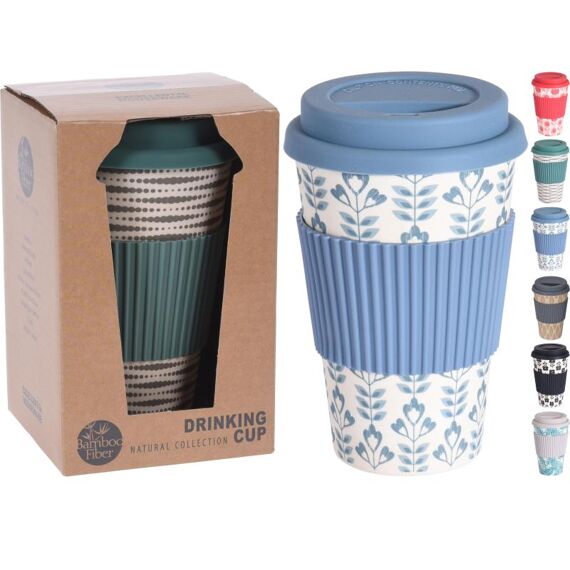 Drinkbeker Bamboe 8.5X13Cm 6  Assortiment Prijs Per Stuk Dess