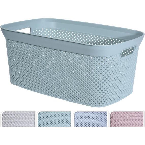 Wasmand, 34.4X53.5X23.4Cm, 750Gr, 35L, Pp, 4 Assortiment Prijs Per Stuk Kleuren