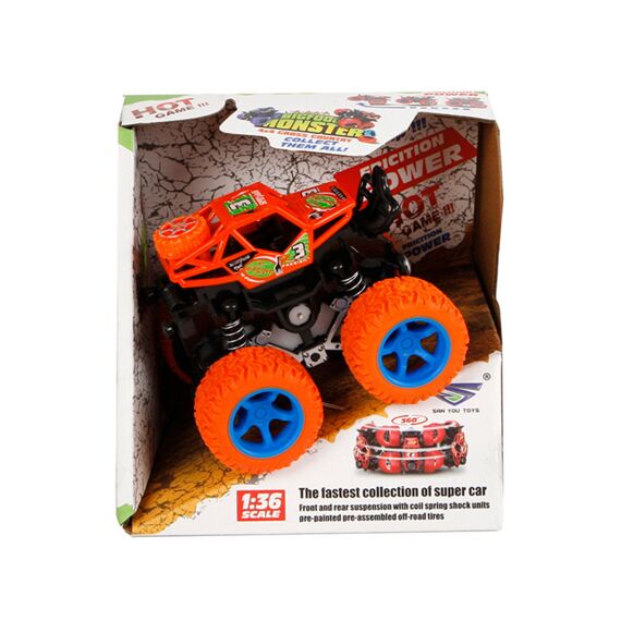 Bigfoot Monster 4X4 Truck Die Cast Frictie 9Cm Assortiment - prijs per stuk